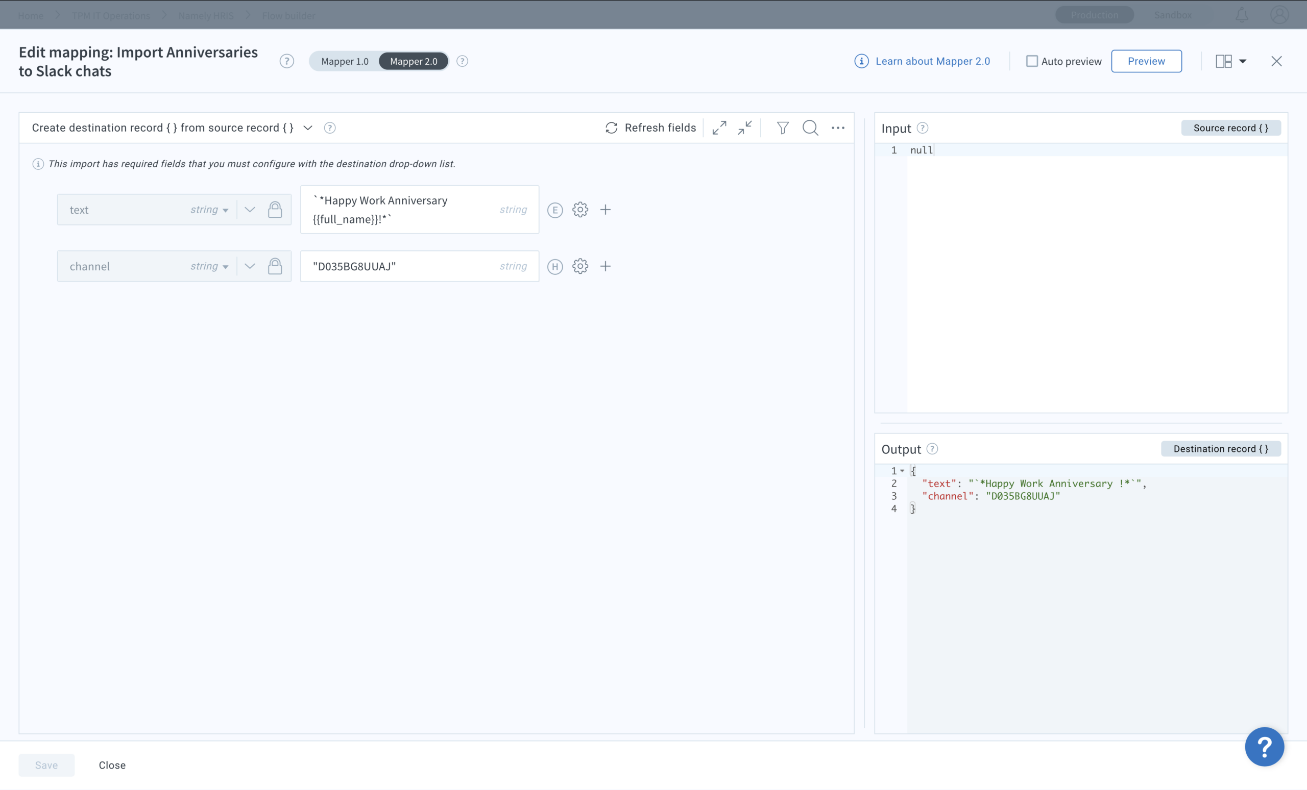 ITSM-Slack mapping 1